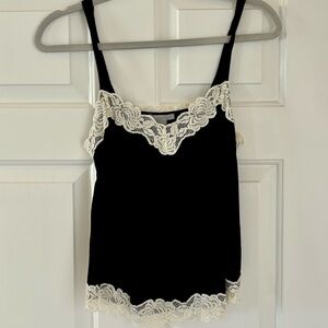 H&M Lace Trimmed Tank Top